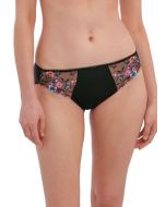 Fantasie Aurelia Bloemen Slip - Zwart