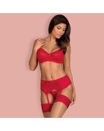 Obsessive Jolierose Set - Rood voor