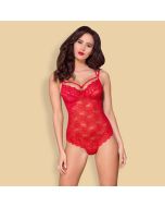 860 Romantische Body - Rood