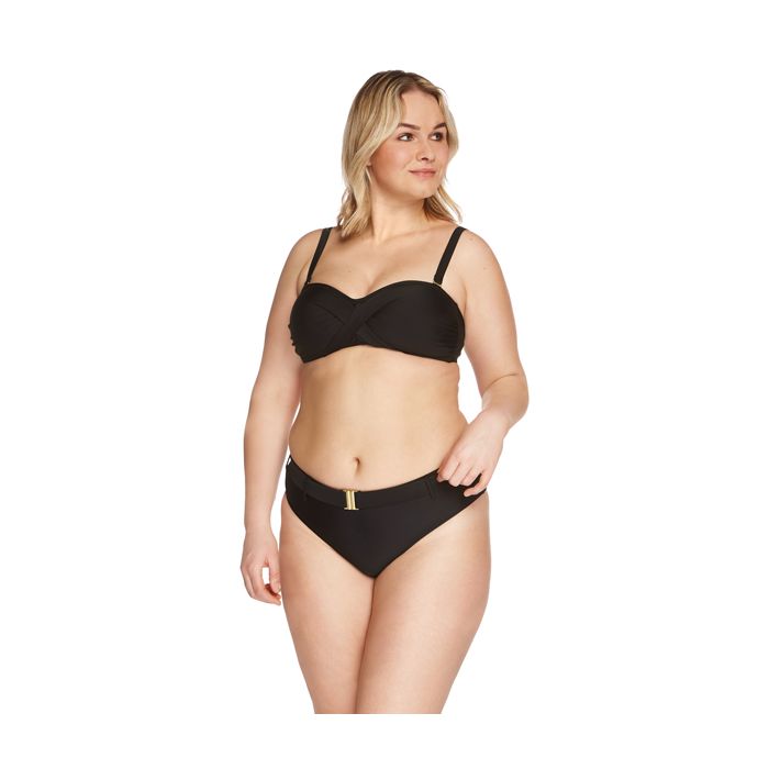 Voordracht rechtdoor Democratie Sapph Summer Glow Voorgevormde Bandeau Bikini Top