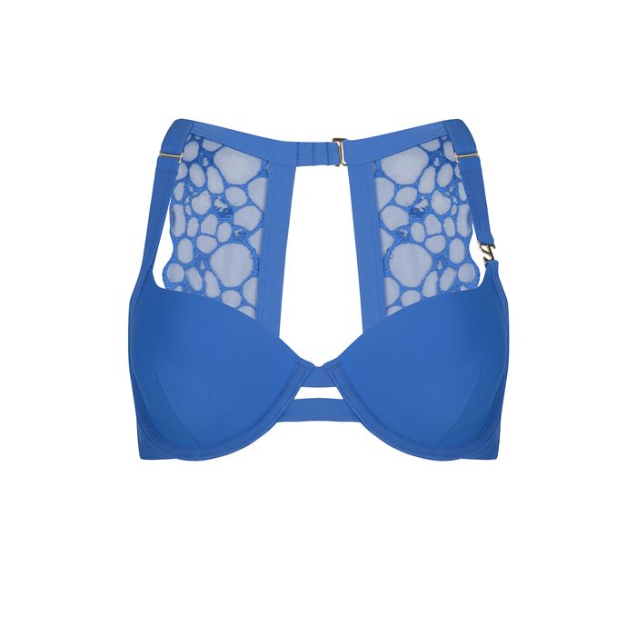 meer Titicaca Onweersbui Duplicaat Clara T-Shirt Bra Princess Blue