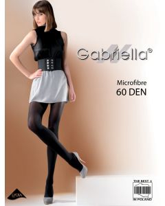 Panty MICROFIBRE 60 DEN - NERO van Gabriella