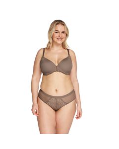 Sapph Lizz Hoge Slip - Taupe