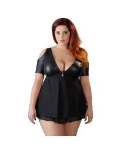 Curves Cold Shoulder Babydoll model voorkant