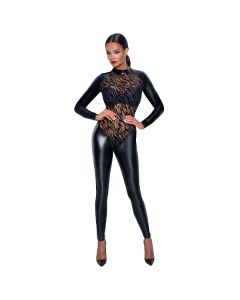 Velvet Tiger Jumpsuit met bh eronder