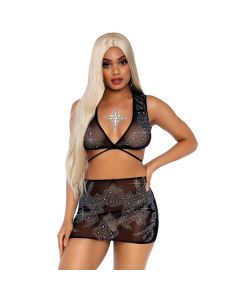 Sprankel Crop Top & Mini Rokje