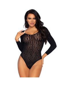 Meander Snap Crotch Body - Zwart