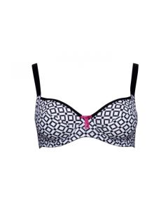 Brigitte Beugel BH Zwart Wit van After Eden