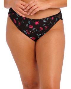 Elomi Brazilian Slip Lucie Rock 'n Rose - Zwart