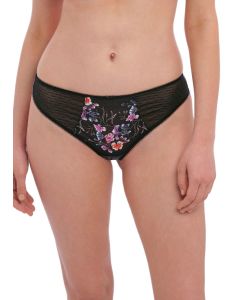 Fantasie Aurelia Bloemen String - Zwart