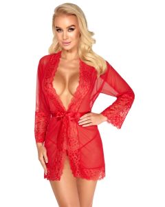 Kissable Korte Kimono - Rood