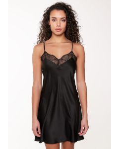 LingaDore Kanten Chemise - Zwart