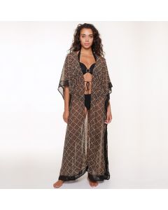 LingaDore Kimono - Zwart/Goud