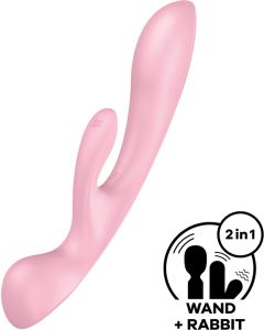 Satisfyer Triple Oh G-Spot Vibrator - Roze