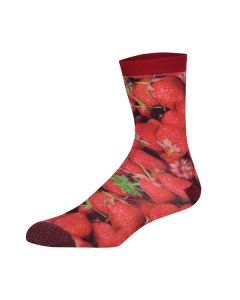 Sock My Strawberry - Dames Sokken zijaanzicht