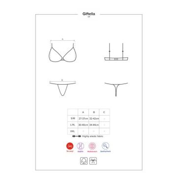 Obsessive Giftella Lingerie Set