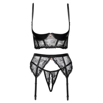3-Delige Kruisloze Jarretelset Cottelli LINGERIE