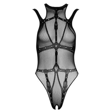 Cottelli Open Bodysuit - Zwart