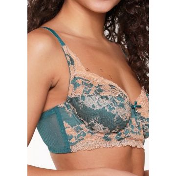 LingaDore Bustier - Turquoise/Sand