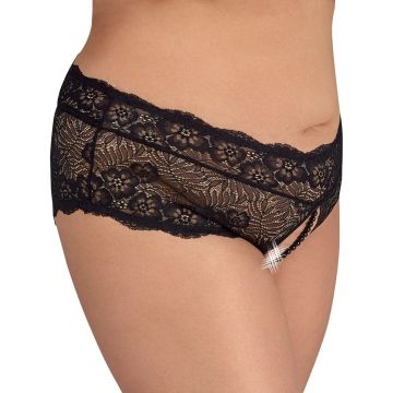 Cottelli Kruisloze Veter Slip - Zwart