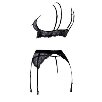 Beautiful Lace Jarretel Set