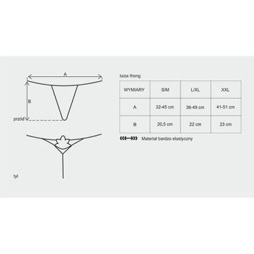 Luiza String Rood