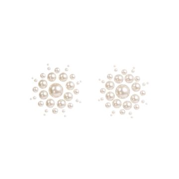 Leg Avenue Isla Nipple Jewel Stickers - Parelkleurig