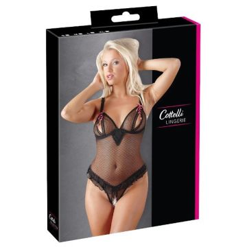 Zwarte Doorzichtige Body