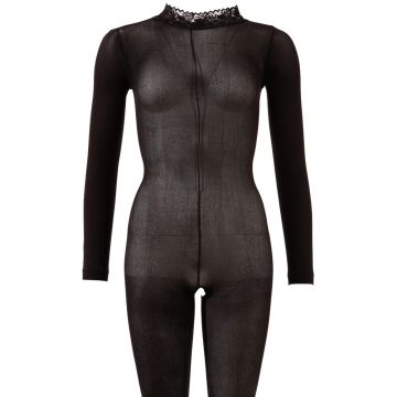 Catsuit met Kanten Kraagje