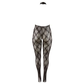 Haltermodel Catsuit - Open Cups en Kruis