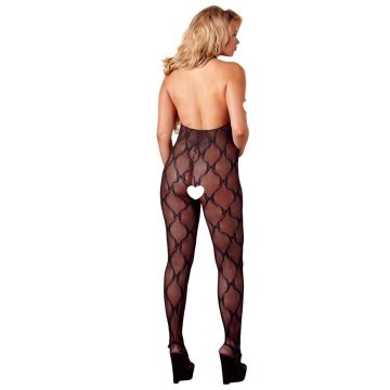 Haltermodel Catsuit - Open Cups en Kruis