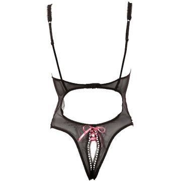Zwarte Doorzichtige Body
