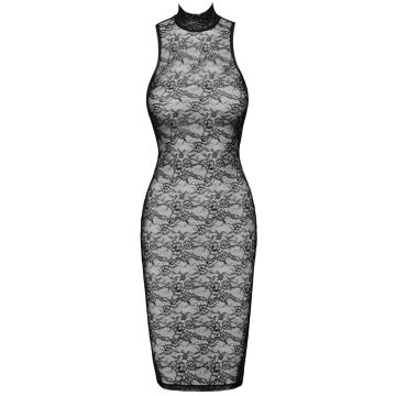 Cottelli Collection Kanten Jurk - Zwart
