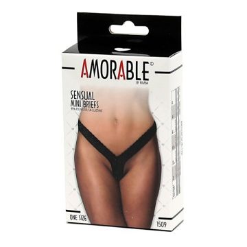 Sensuele Mini String - Zwart