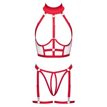Cottelli Collection Verpleegsters Lingerie Set - Rood