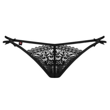 Intensa String Met Dubbele Bandjes - Zwart