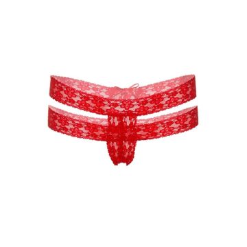 Kruisloze String Lucy - Rood