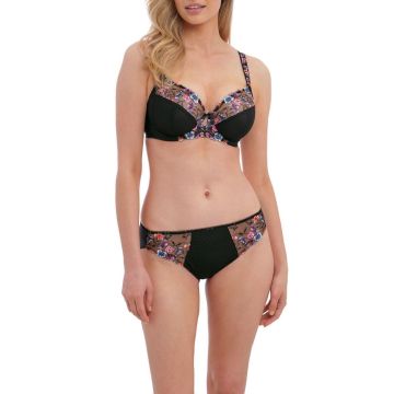 Fantasie Aurelia Bloemen Side Support Bh - Zwart