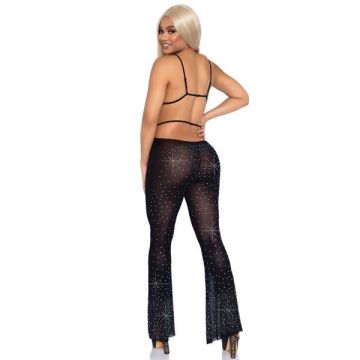 Bikini Top & Flared Pants - Zwart