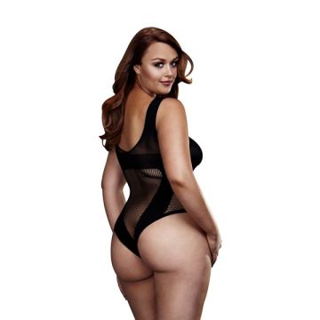 Fishnet Jacquard V Body-Queen Size