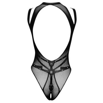 Cottelli Open Bodysuit - Zwart