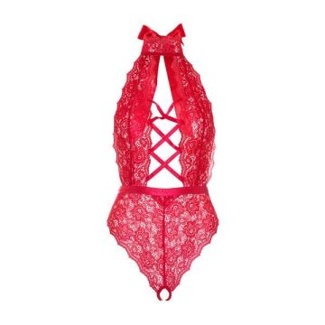 Romantische Kruisloze Body - Rood