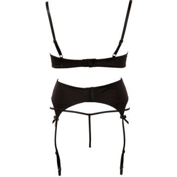 Kwartcup BH Set - Zwart / Rood