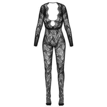 Cottelli Fantasy Kanten Catsuit - Zwart