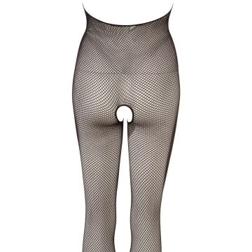 Open-cup net catsuit S-L