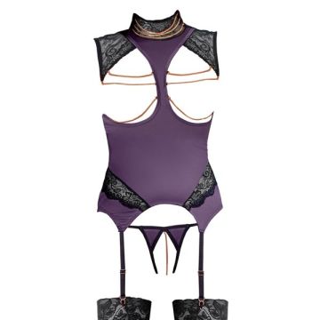 Purple Rain Korset Top Set