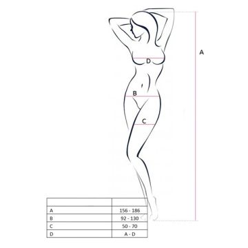 Bodystocking BS032 Rood van Passion