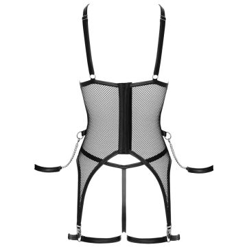 Cottelli Collection Bondage Jarretel Set - Zwart