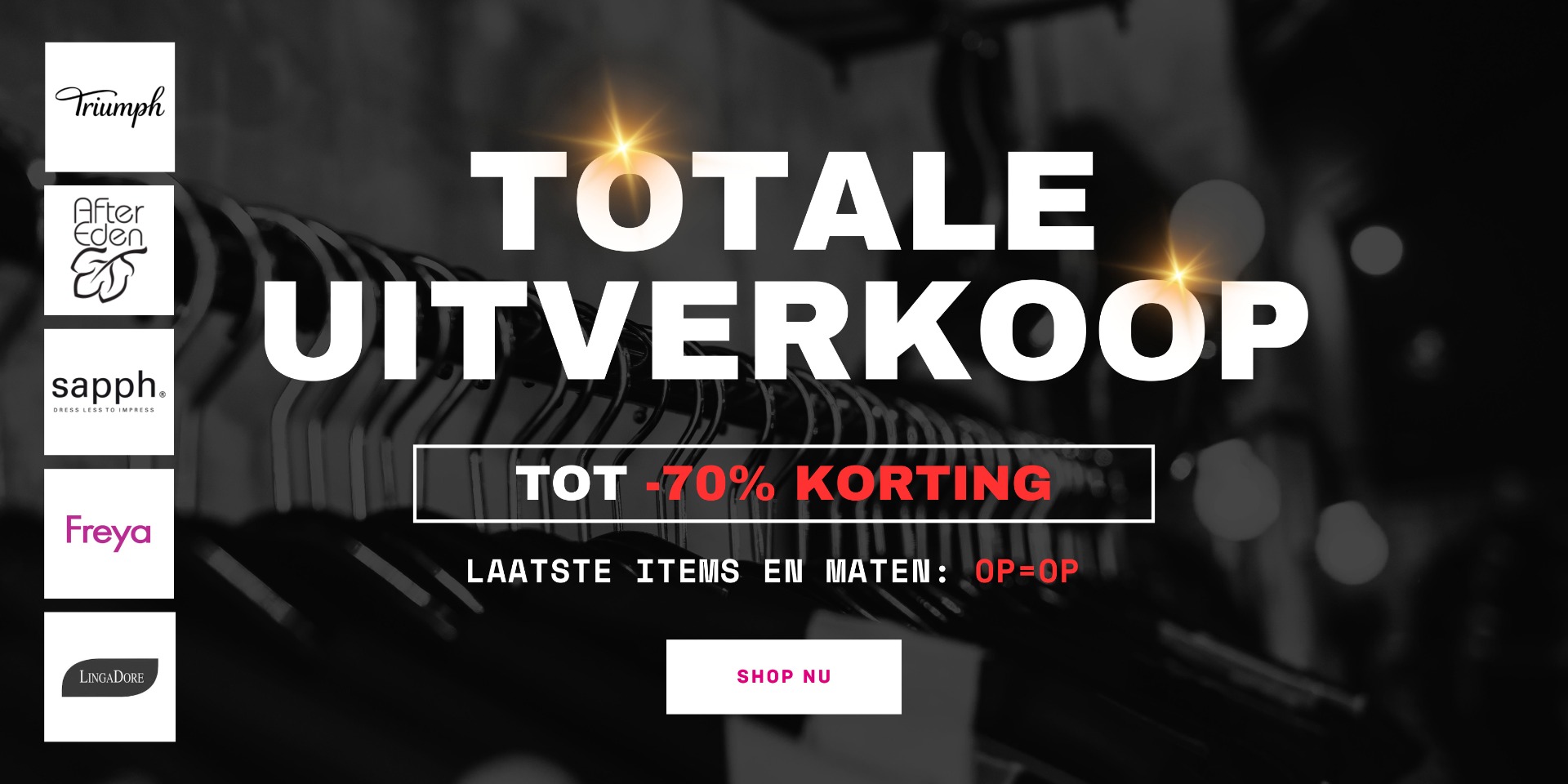 Totale uitverkoop